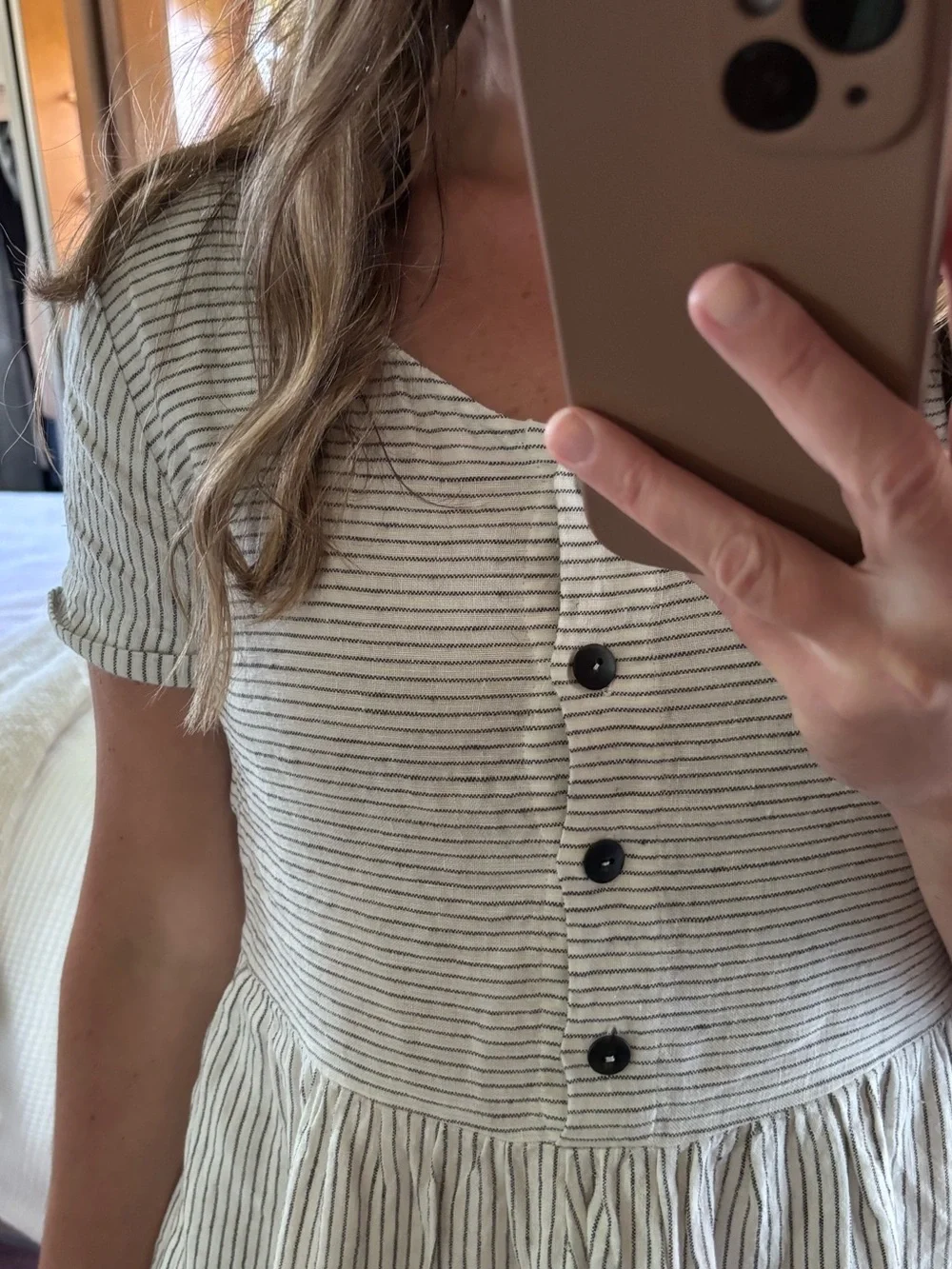 OFFON linen dress - Picture 3 of 3